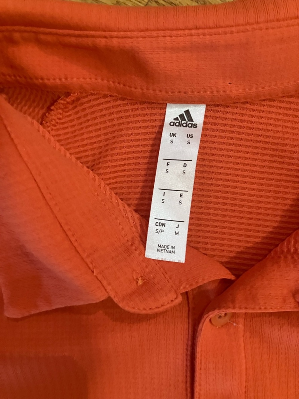 adidas Men’s Orange Polo Sz S Kenneth Cole Khaki Shorts Flat Front Sz 30 EUC - Picture 3 of 13